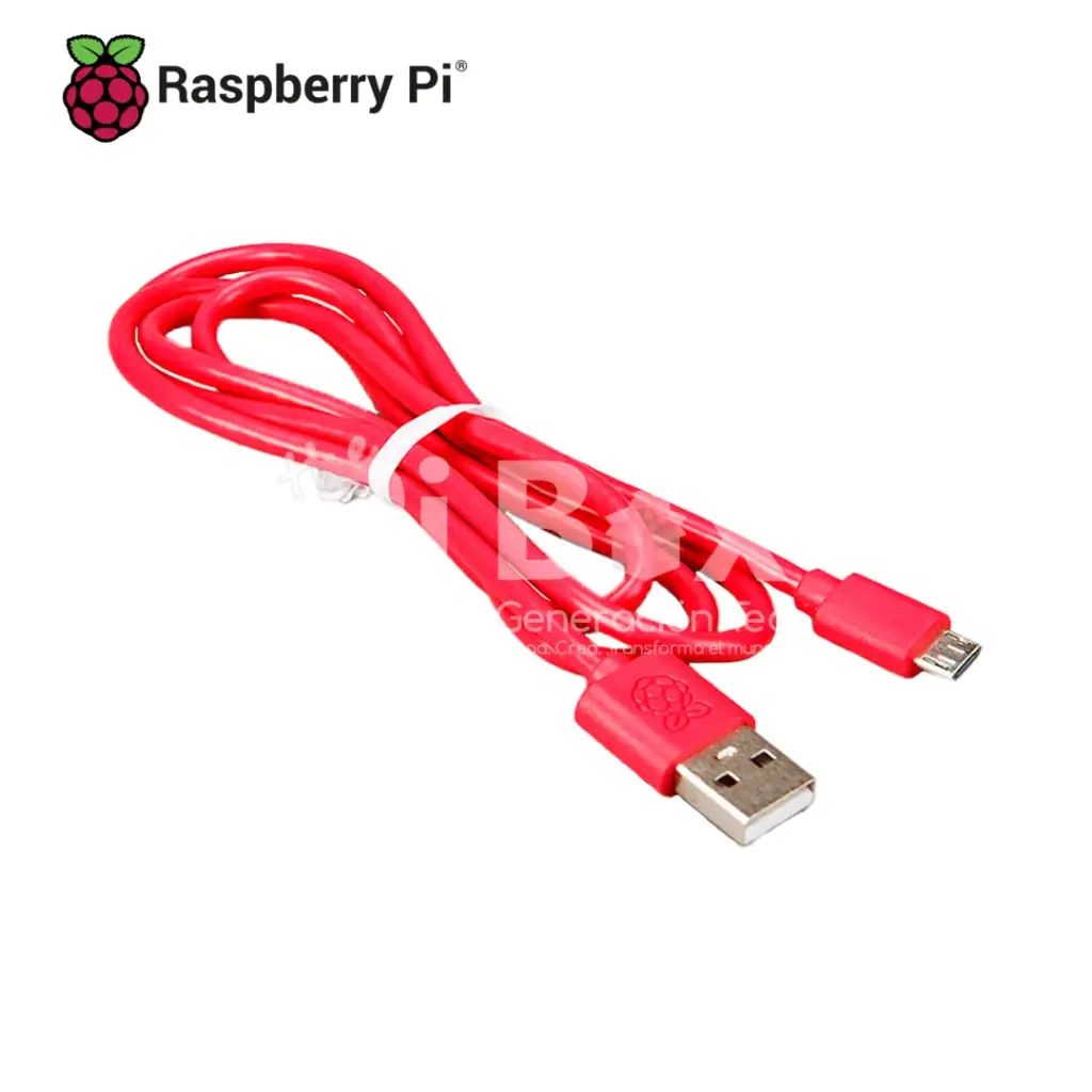 Cable USB a micro USB Raspberry Pi (1m)