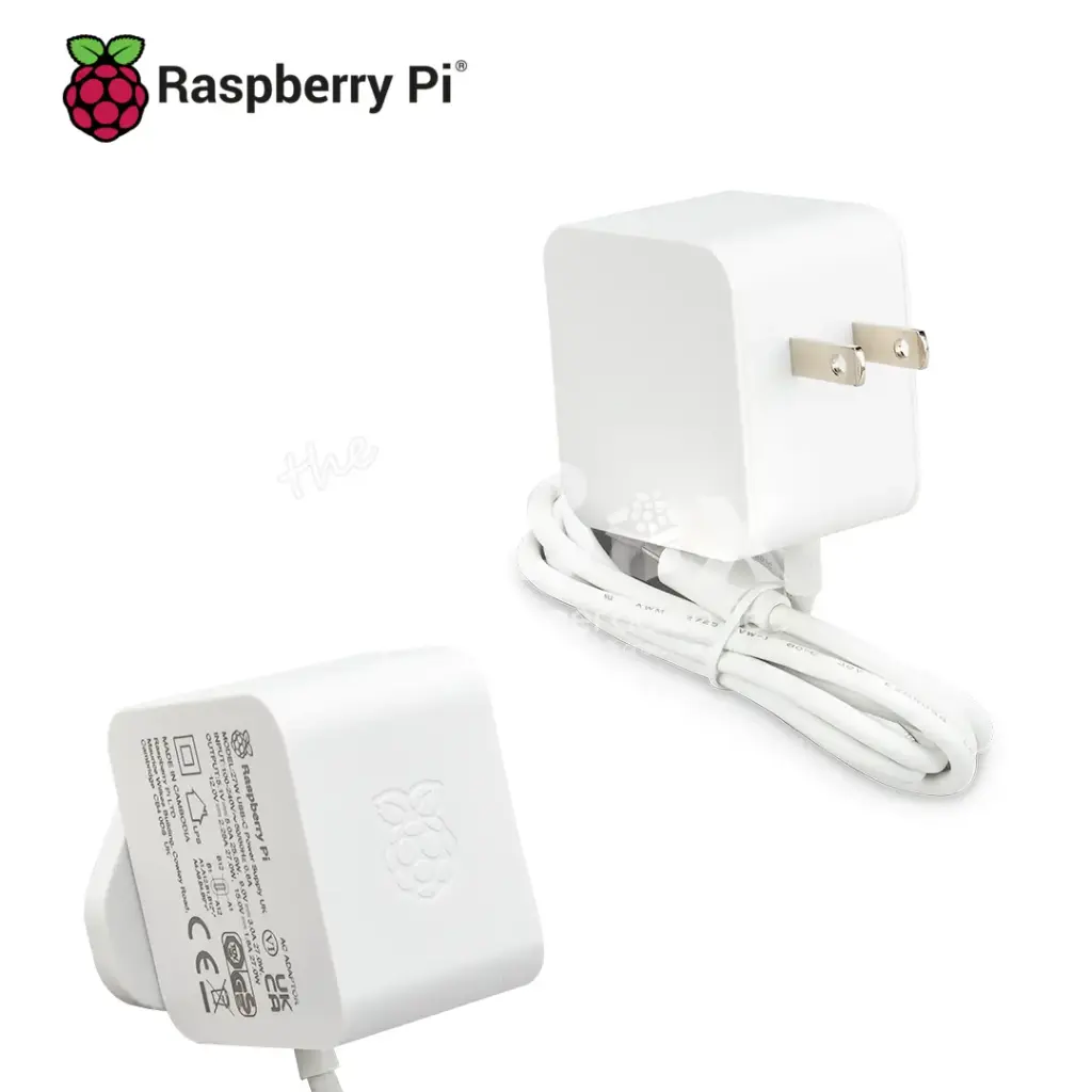 [FDP-RP-004] Fuente de poder 27 W Raspberry Pi (Blanco)