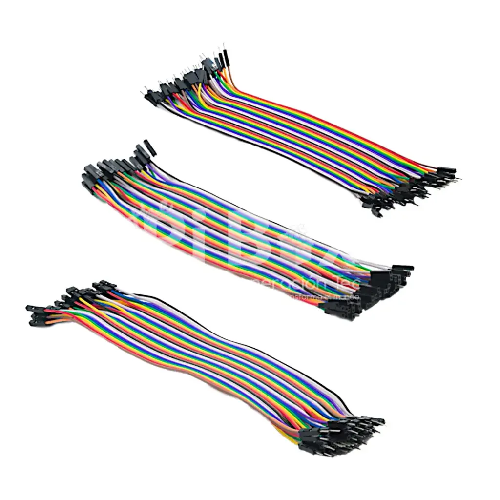 [CYA-GE-008] Cable jumper tipo DuPont de 40 pines - 20 cm (Hembra-Hembra)
