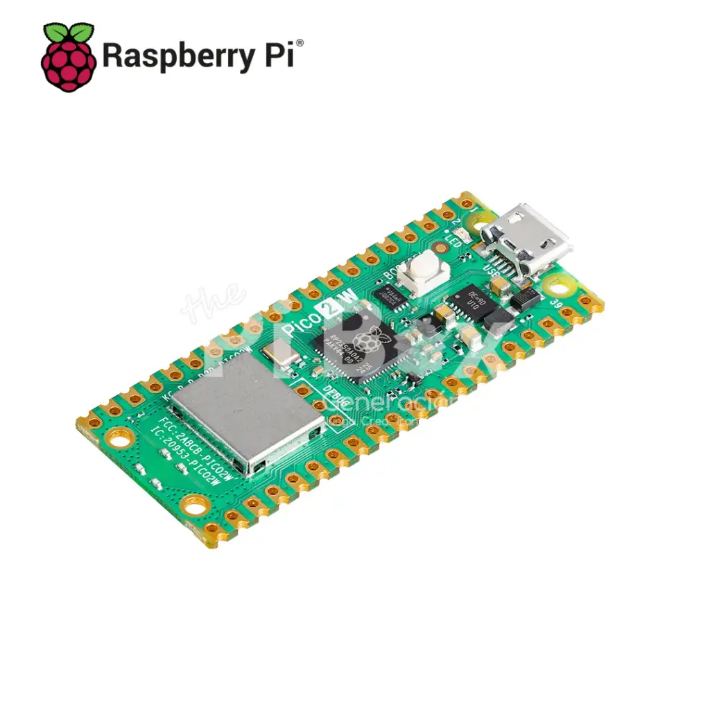 [MIC-RP-005] Raspberry Pi Pico 2 W (Sin Espadines)