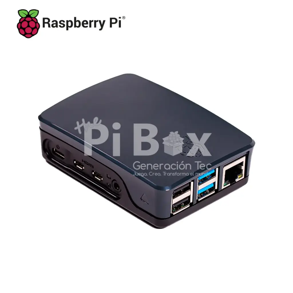 Case oficial para Raspberry Pi 4B | The Pi Box
