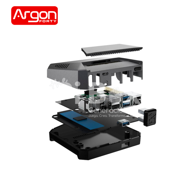 Argon ONE M.2 - Tarjeta de Expansión para SSD - Imagen 2