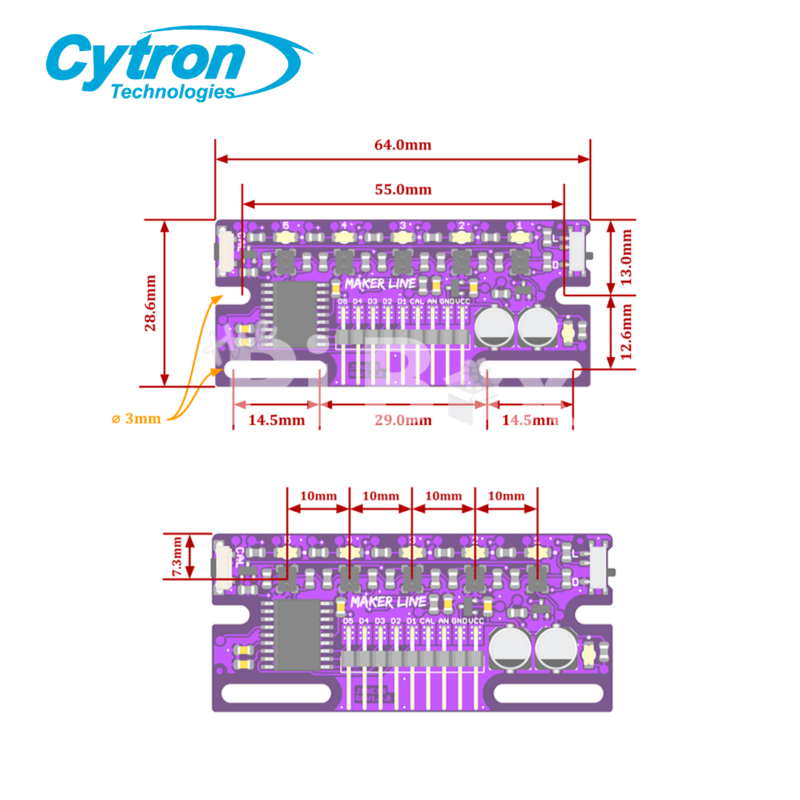 Maker Line - Sensor para seguidor de línea - Imagen 3