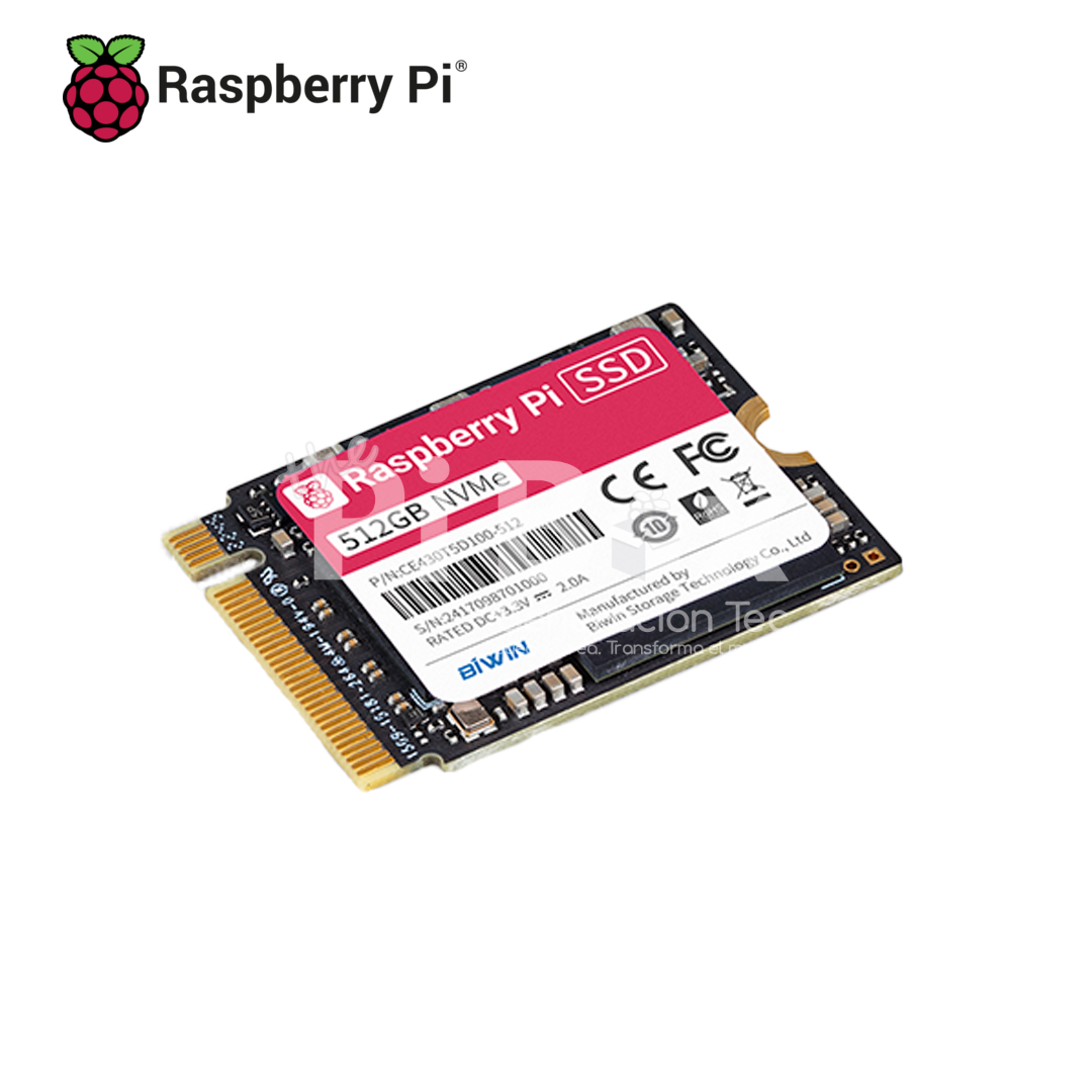Raspberry Pi SSD - 512 GB NVMe