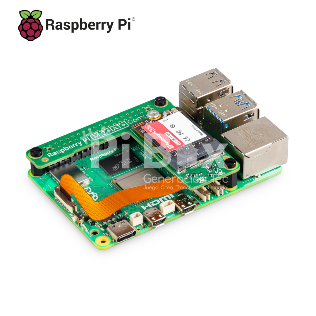 Raspberry Pi M.2 HAT+ Compacto - Imagen 3